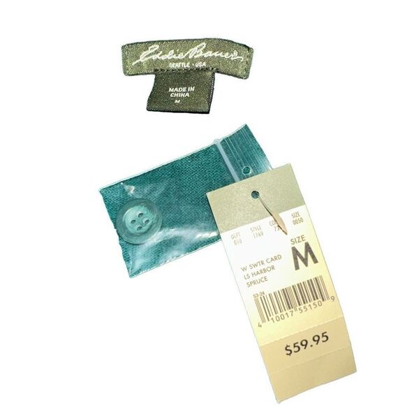 Eddie Bauer Green Cardigan Sweater - Picture 6 of 11
